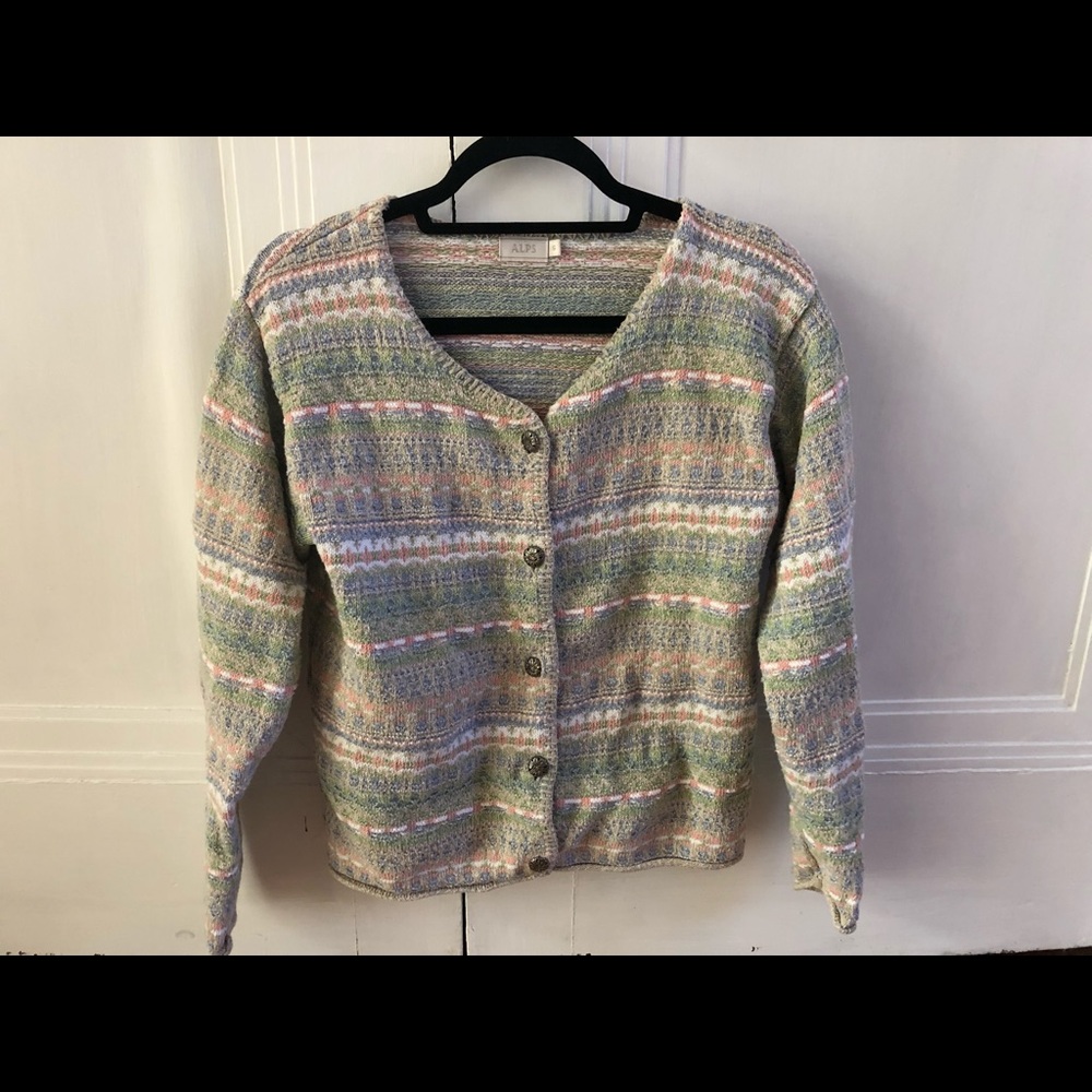Vintage button down sweater